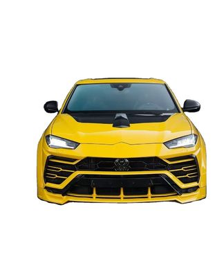Sarı Lamborghini Urus Body Kit Karbon Fiber Ön Dudak Lüks Araba Diffuser Geniş Vücut Kit