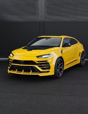 Sarı Lamborghini Urus Body Kit Karbon Fiber Ön Dudak Lüks Araba Diffuser Geniş Vücut Kit