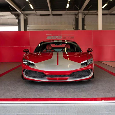 296GTB Ferrari Body Kit 296GTB OEM Karbon Elyaf Evrensel Ön Diffuser Spoiler Body Kit