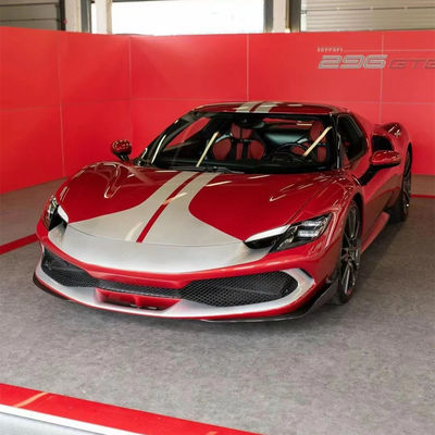 296GTB Ferrari Body Kit 296GTB OEM Karbon Elyaf Evrensel Ön Diffuser Spoiler Body Kit