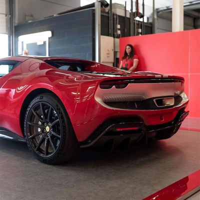 296GTB Ferrari Body Kit 296GTB OEM Karbon Elyaf Evrensel Ön Diffuser Spoiler Body Kit