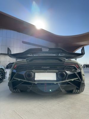 Huracan LP580 610 Karbon Fiber Body Kit EVO Ön Bumper Tekerlek Kemeri Değiştir