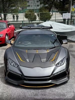 Huracan LP580 610 Karbon Fiber Body Kit EVO Ön Bumper Tekerlek Kemeri Değiştir