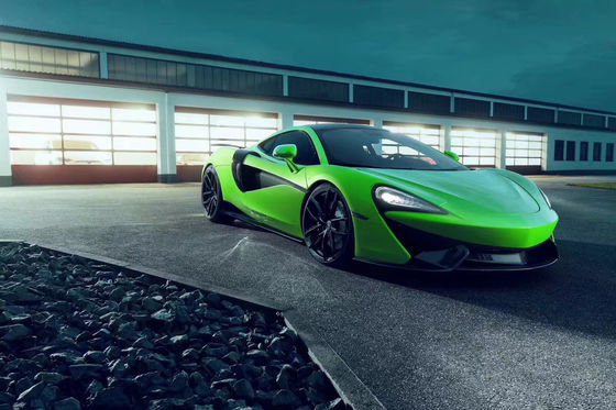 McLaren 540c 570s için 570gt Karbon Fiber Body Kit 540c 570s 570gt Yenileştirilmiş NOVI Stili Ön Dudak Diffuser Spoiler