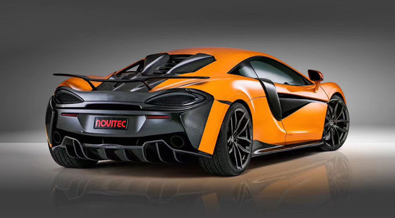 McLaren 540c 570s için 570gt Karbon Fiber Body Kit 540c 570s 570gt Yenileştirilmiş NOVI Stili Ön Dudak Diffuser Spoiler