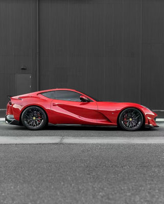 1016 Ferrari Body Kit 812 190mm Karbon Fiber ön tampon difüzörü Spoiler