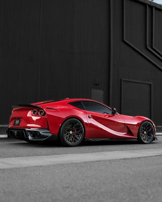 1016 Ferrari Body Kit 812 190mm Karbon Fiber ön tampon difüzörü Spoiler