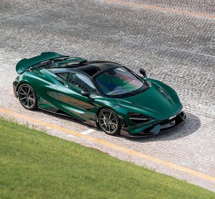 McLaren 720s için 720S Bodies Kit 765LT Stili Karbon Fiber Ön ve Arka Bumper Spoiler Body Kit'i yükseltir