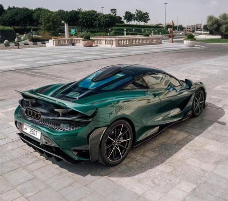 McLaren 720s için 720S Bodies Kit 765LT Stili Karbon Fiber Ön ve Arka Bumper Spoiler Body Kit'i yükseltir