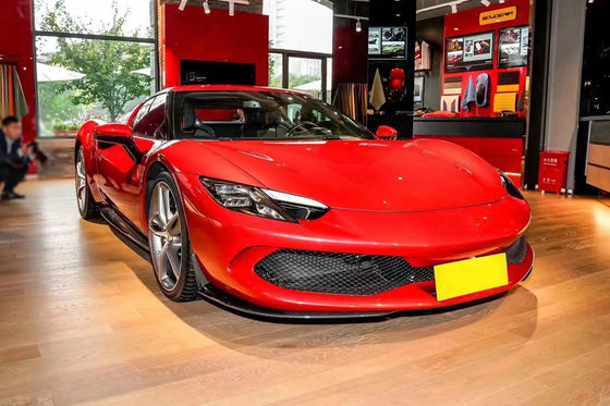 296 Ferrari Widebody Kit OEM Karbon Elyaf Motor Koruma Plakası