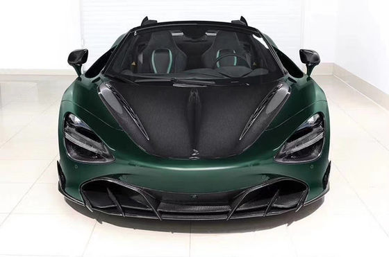 Karbon Fiber Karbon Fiber Body Kit McLaren 720S 720 Upgraded TOPCAR Style Ön Kürek Arka Diffuser Spoiler Cover