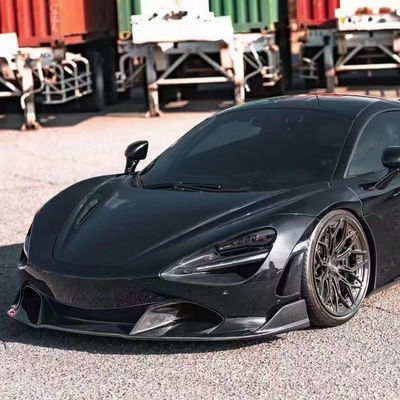 McLaren 720S 720S için Yüksek Kaliteli Karbon Elyaf Karbon Elyaf Beden Kütüphane Karbon Elyaf Ön Kürek Arka Diffuser Spoiler Fin