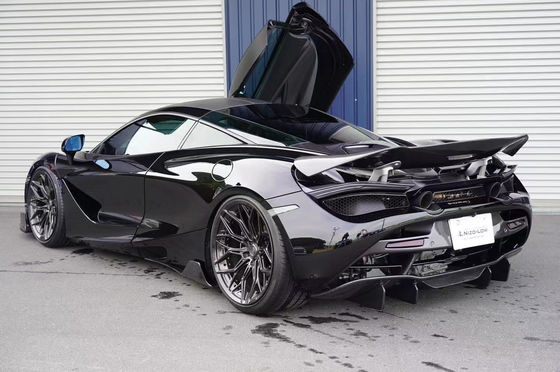 McLaren 720S 720S için Yüksek Kaliteli Karbon Elyaf Karbon Elyaf Beden Kütüphane Karbon Elyaf Ön Kürek Arka Diffuser Spoiler Fin