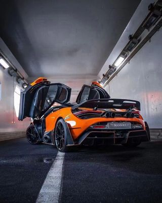 McLaren 720'ler için kuru karbon fiber karbon fiber vücut kit 720s geliştirilmiş MSY tarzı ön ve arka tampon spoiler kapak