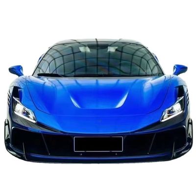 Mavi F8 Ferrari Body Kit F8 MSY Stil Ön Tampon Dudak Beden Kit Spoiler Yan Etekler