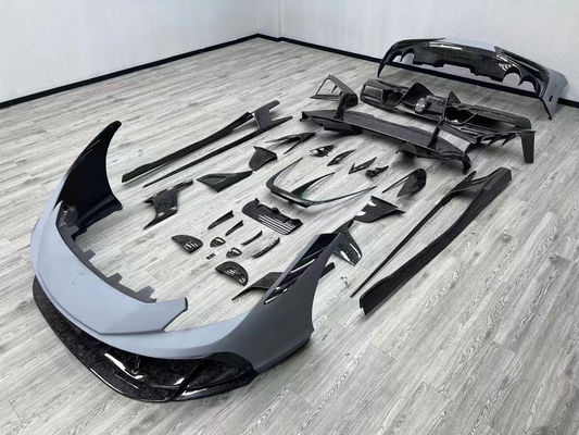 Mavi F8 Ferrari Body Kit F8 MSY Stil Ön Tampon Dudak Beden Kit Spoiler Yan Etekler