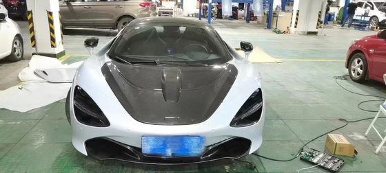 McLaren 720'ler için Karbon Fiber Hood 720'ler Yenileştirilmiş NOVI Tarzı Karbon Fiber Hood Body Kit