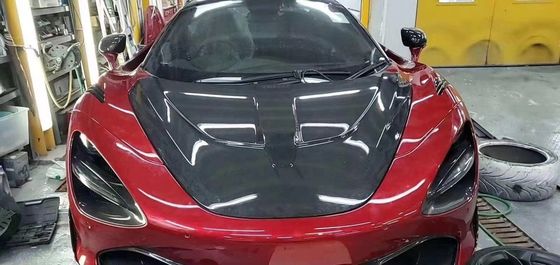 McLaren 720'ler için Karbon Fiber Hood 720'ler Yenileştirilmiş NOVI Tarzı Karbon Fiber Hood Body Kit