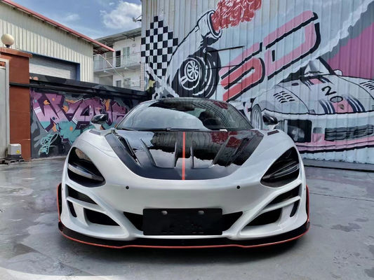McLaren 720'ler için Kuru Karbon Fiber Bodies Kit 720'ler Geliştirilmiş MSY tarzı Karbon Fiber Ön ve Arka Tampon Spoiler Widebody Kit