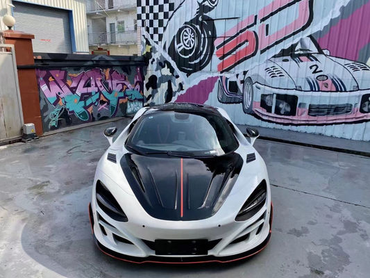 McLaren 720'ler için Kuru Karbon Fiber Bodies Kit 720'ler Geliştirilmiş MSY tarzı Karbon Fiber Ön ve Arka Tampon Spoiler Widebody Kit