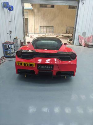 Ferrari 458 Body Kit SP Stili Karbon Fiber Ön Ve Arka Tampon Spoiler Hood 2010-2014