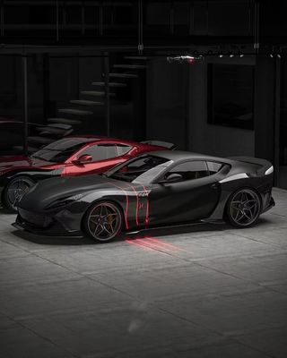 812 Ferrari Body Kit Karbon Fiber geniş vücut 812 ZE tarzı Karbon Fiber kemer