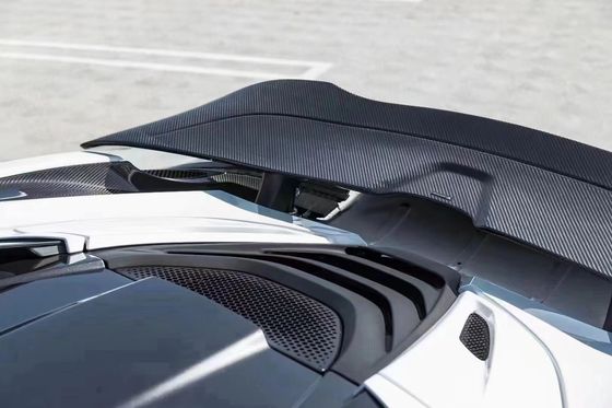 McLaren 720'ler için Karbon Fiber Spoiler 720'ler VORS tarzı Karbon Fiber Spoiler Wing'e yükseltildi