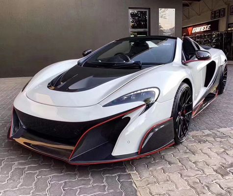McLaren MP4-12C 650S için yeni ürün Karbon Fiber Hood Mp4-12c 650S Geliştirilmiş P1 Tarzı Kapon ve Motor Kapısı