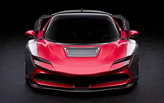 SF90 Ferrari Karbon Beden Kiti 2021 Geniş Beden Kiti ZE Stili Tekerlek Kemeri