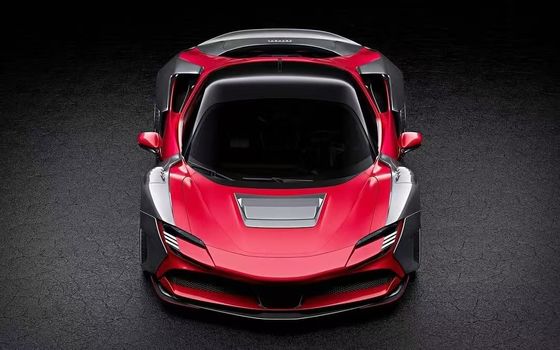 SF90 Ferrari Karbon Beden Kiti 2021 Geniş Beden Kiti ZE Stili Tekerlek Kemeri
