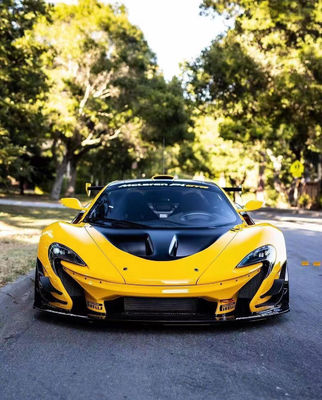McLaren P1 Bodies Kit P1 Upgraded GTR Style Ön ve arka tampon spoilerler Karbon Fiber Body Kit