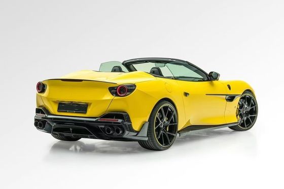 Portofino Retrofit Karbon Vücut Kit MSY Tarzı Ön Dudak Karbon Fiber Diffuser Spoiler Side