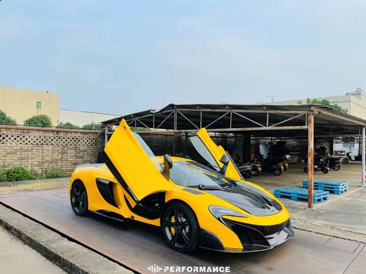 McLaren Mp4 12C 625c 650S için araba ön tamponu karbon parçaları 675LT tarzı vücut kitine yükselt