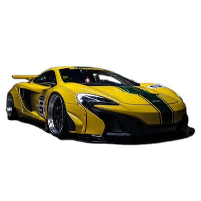 McLaren 650S 625c geniş gövde kit 650S 625c LB tarzı ön ve arka tampon spoiler geniş gövde kitini yükseltir