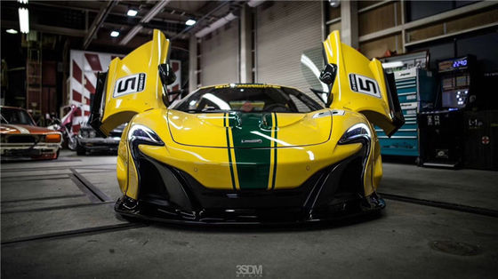 McLaren 650S 625c geniş gövde kit 650S 625c LB tarzı ön ve arka tampon spoiler geniş gövde kitini yükseltir