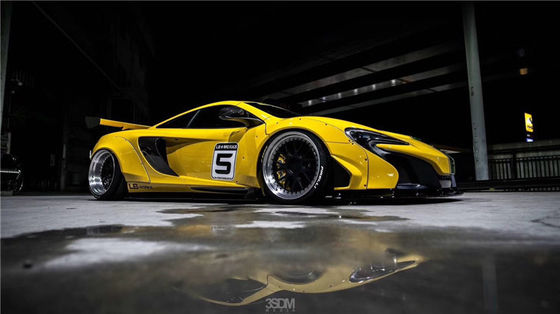 McLaren 650S 625c geniş gövde kit 650S 625c LB tarzı ön ve arka tampon spoiler geniş gövde kitini yükseltir