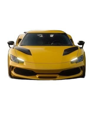 296 Ferrari Body Kit 2021 2022 Araç Tekerleği Kemeri Ön Ve Arka Tampon Spoiler