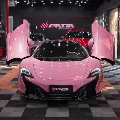 McLaren için MP4-12C Body Kit MP4-12C 650S tarzı ön ve arka tampon spoiler kafes farlarını yükseltir