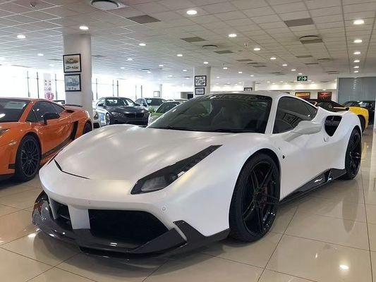 488 Ferrari Karbon Vücut Kit 1016 Stil Karbon Elyaf Ön Dudak Hava Alım Spoiler