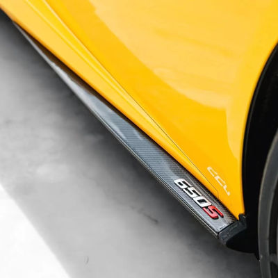 625C 650S Karbon Fiber Side Skirt 2011 - 2014 650s Gt3 vücut kiti