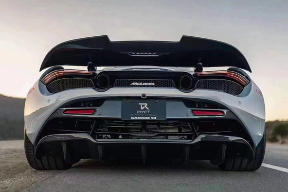 Karbon Fiber Mclaren Geniş Vücut RYFT Stil Dudak Diffuser Spoiler Vücut Kiti