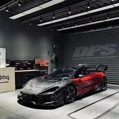 GTR Style 720s Geniş Vücut Kit Mclaren Senna Vücut Kit Ön Tampon Karbon Elyafı