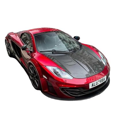 MP4 12C Mclaren Body Kit MSY Stili Ön Arka Tampon Spoiler Geniş Vücut Kit Kırmızı Siyah