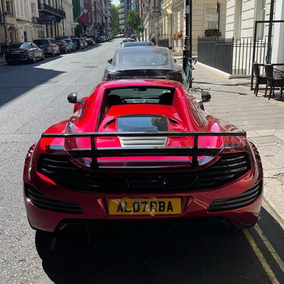 MP4 12C Mclaren Body Kit MSY Stili Ön Arka Tampon Spoiler Geniş Vücut Kit Kırmızı Siyah