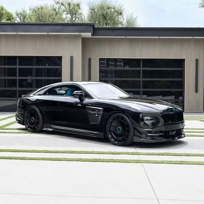 Spectre Rolls-Royce Geniş Vücut Kit MSY Stili Ön Dudak Difüzörü Spoiler Hood