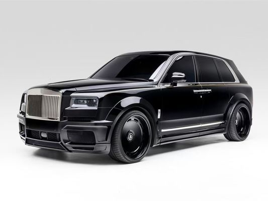 Siyah Cullinan Rolls Royce Bodies Kit NT Stil Ön ve Arka Bumper Widebody Kit