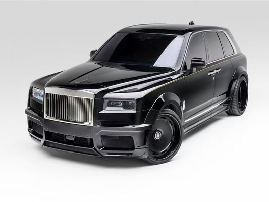 Siyah Cullinan Rolls Royce Bodies Kit NT Stil Ön ve Arka Bumper Widebody Kit