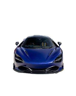Mavi 720'ler Geniş Vücut Kit McLaren Karbon Fiber Ön Dudak Diffuser Spoiler Kit