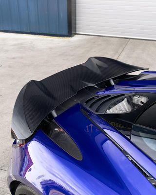 Mavi 720'ler Geniş Vücut Kit McLaren Karbon Fiber Ön Dudak Diffuser Spoiler Kit