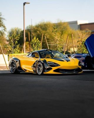 720s Mclaren Body Kit Karbon Fiber Geniş vücut ZE Stili Ön ve Arka Tampon